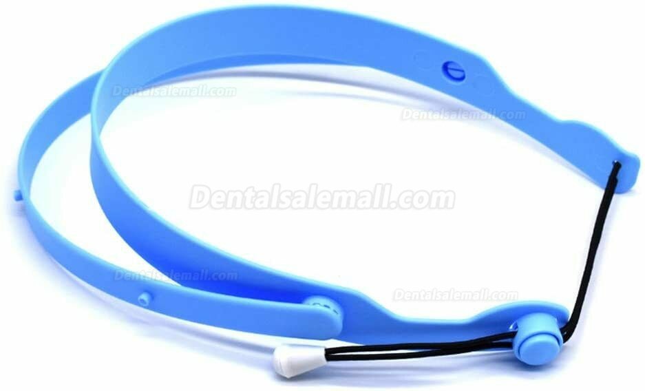 Anti-fog Adjustable Dental Full Face Shield with 10 Replaceable Plastic Film