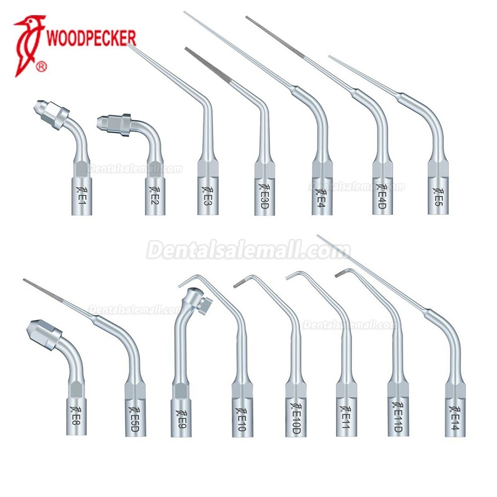 10Pcs Woodpecker Scaler Endo Tip E1 E2 E3 E3D E4 E4D E5 E5D E8 E9 E10D E11 E11D E14