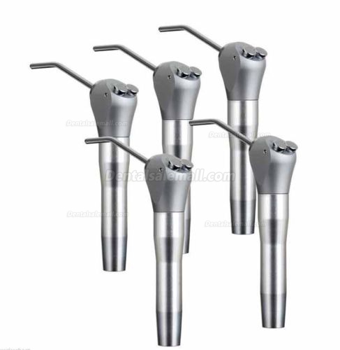 5 PCS Dental Air Water Spray Triple Syringe 3 Way Handpiece w/ Nozzles Tips