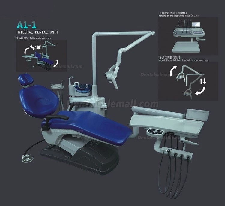 Tuojian TJ2688 A1-1 PU Leather Computer Controlled Integral Dental Unit Chair