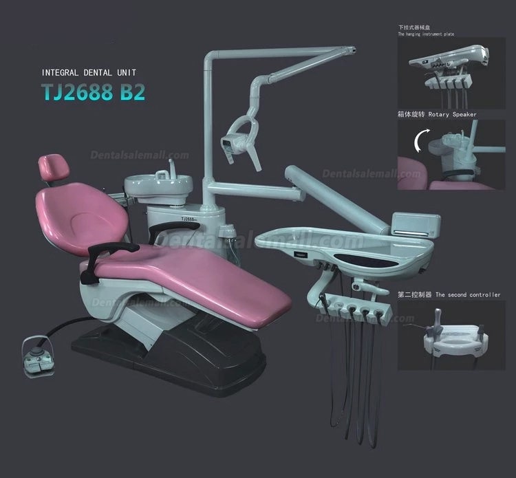 Tuojian TJ2688 B2 Dental Chair Treatment Unit Computer Controlled Integral PU Leather