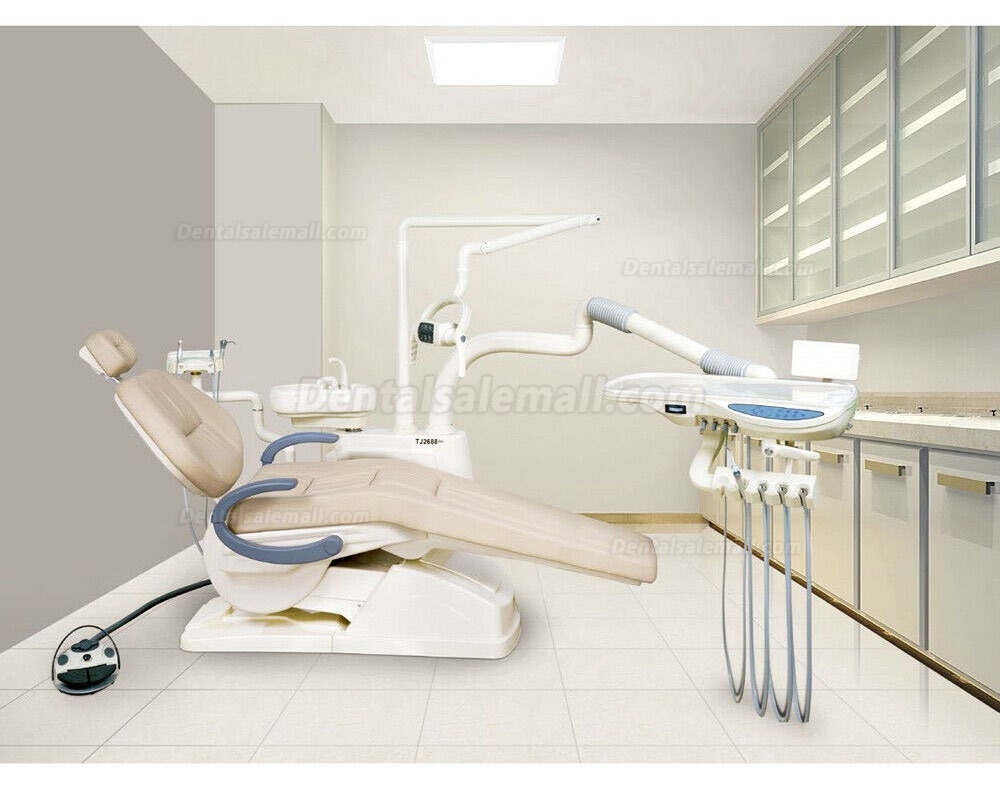 TJ2688 D4 Synthetic Leather Computer Controlled Integral Dental Unit Chair