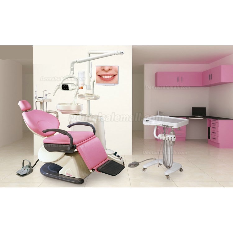 TJ2688F6 Dental Treatment Unit Computer Controlled Integral Dental Chair Unit Synthetic Leather