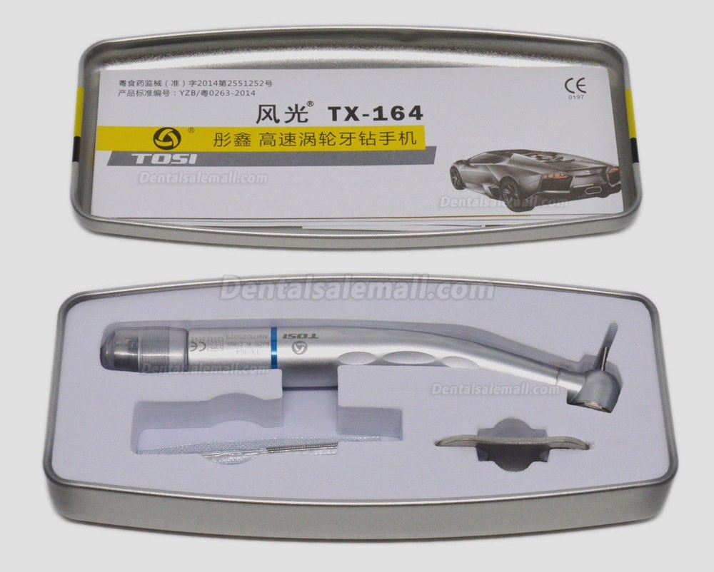 Tosi Dental Push Button Torque Turbine Handpiece 3 Water Spray 4 Holes ...