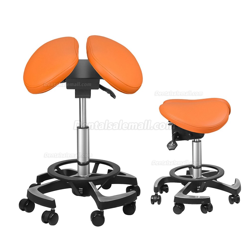 Ergonomic Dental Assistant Stool Two-part Saddle Chair Assistant ...