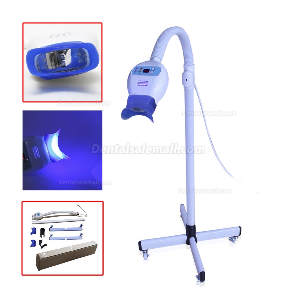 Mobile Dental Teeth Whitening LED Lamp Light Bleaching Accelerator Wheel