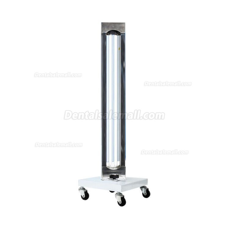 150W Mobile UV + Ozone Disinfection Trolley UVC Lamp Sterilization Lamp Ultraviolet Germicidal Light