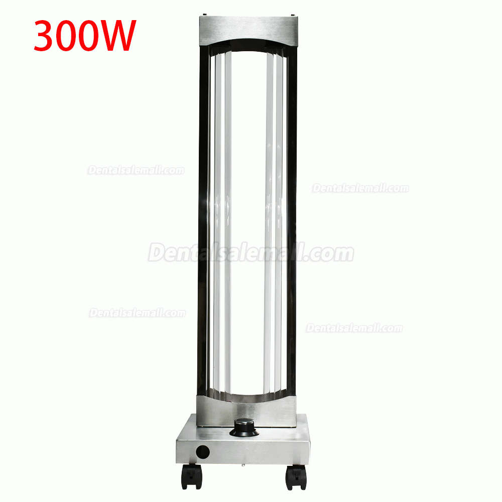 300W UV Ozone Sterilizer Wheel Germicidal Lamp Professional UVC Light Sterilization Hospital Disinfection with Radar Sensor