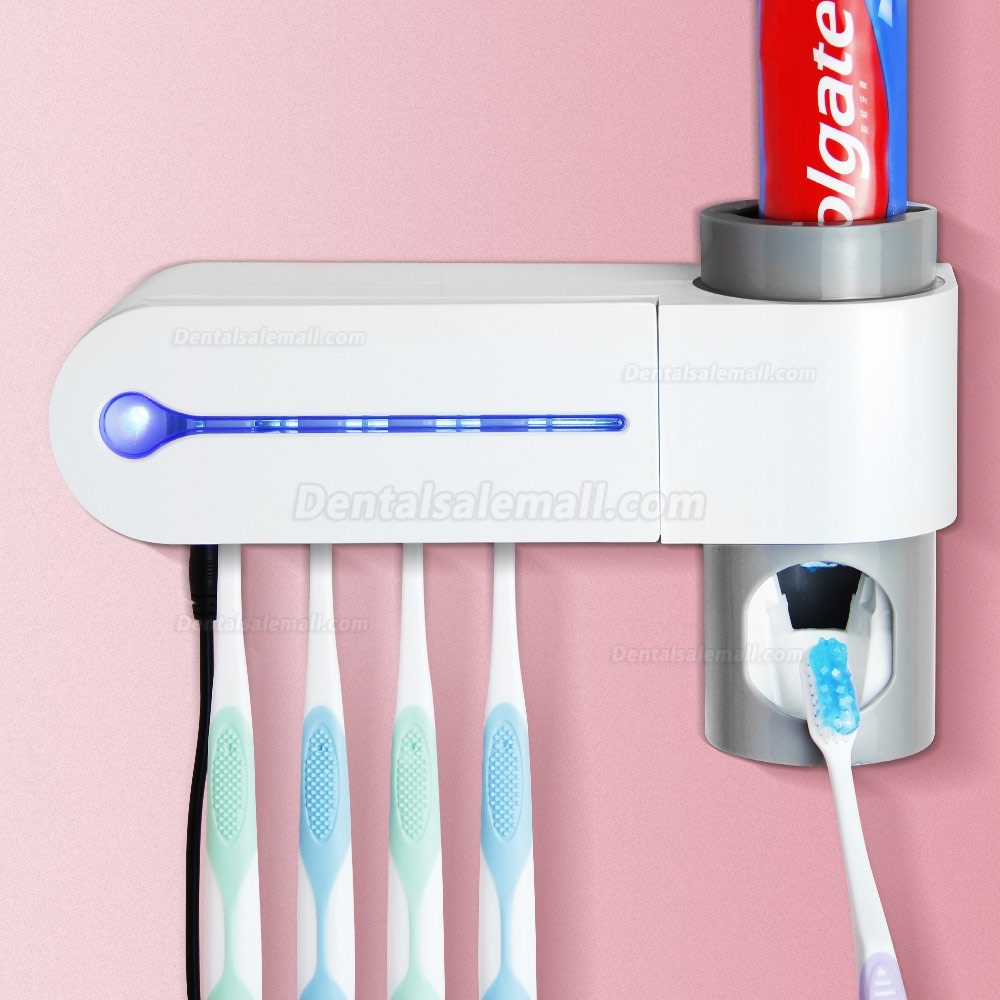 Cheap 2 in 1 Toothbrush UV Sterilizer Light Automatic Toothpaste