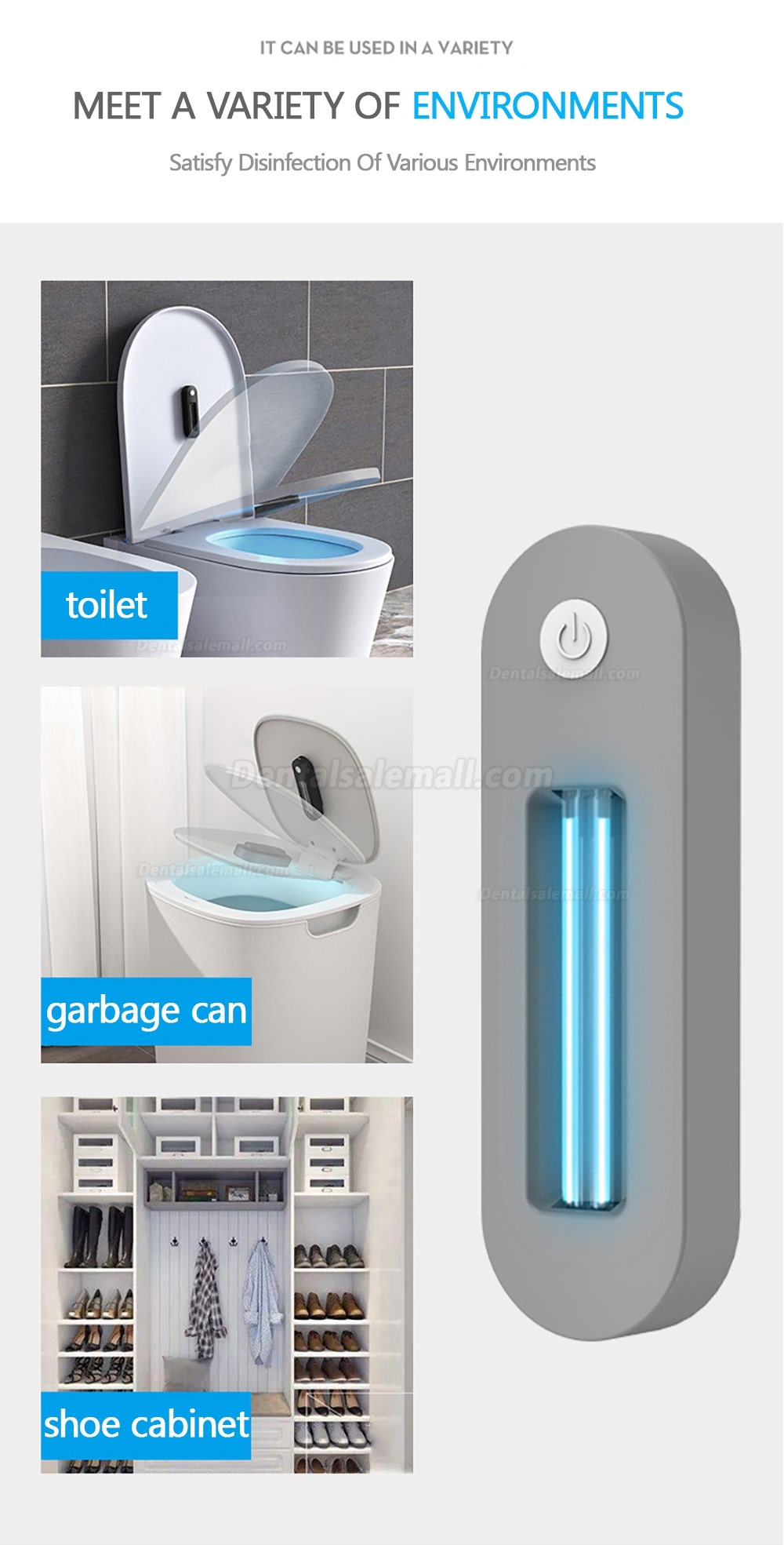 Cheap Portable Rechargeable Ultraviolet USB UV Sterilizer Toilet