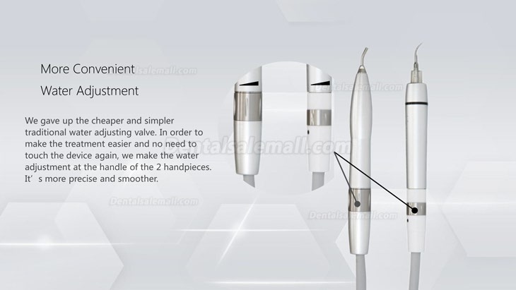 Vrn Q6 Dental Ultrasonic Scaler + Air Polisher No-Pain Ultrasonic Periodontal Treatment