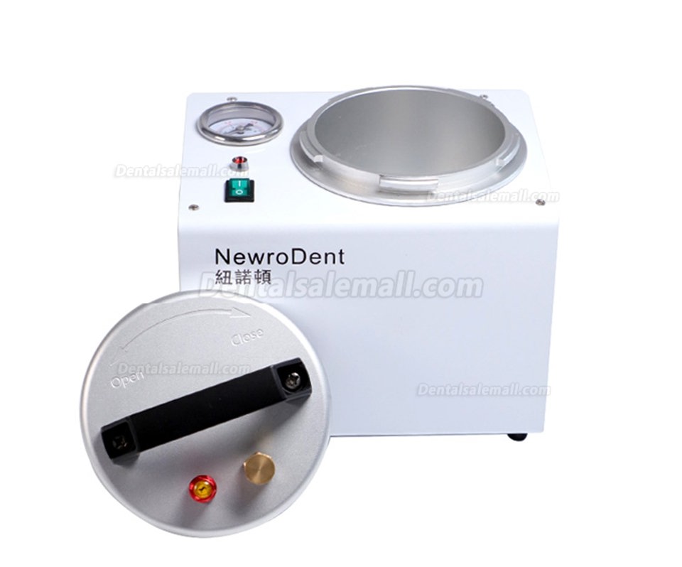 Portable Dental Lab Air Pressure Pot Sterilizing Pneumatic Polymerizing Polymerizer