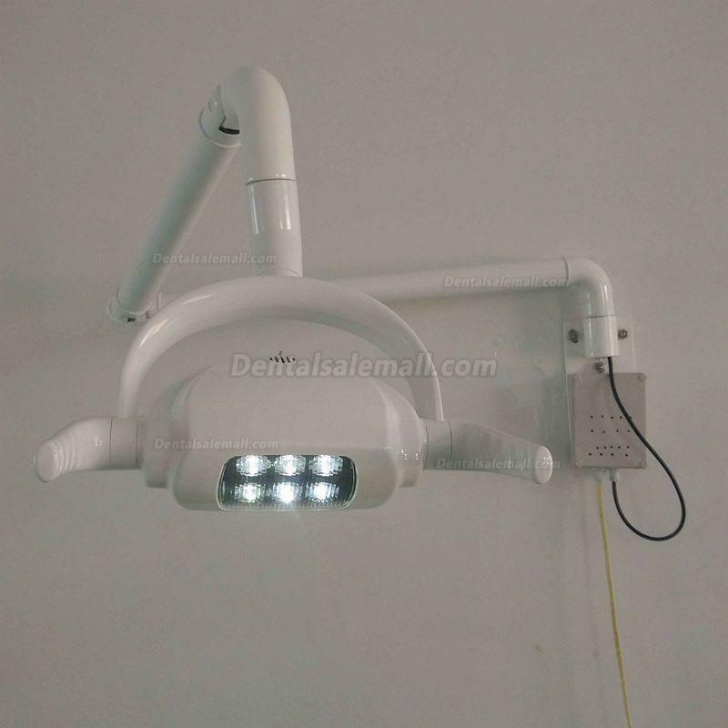 Dental Wall-mounted 6-LED Light Oral Led Shadowless Surgical Operatory Lamp