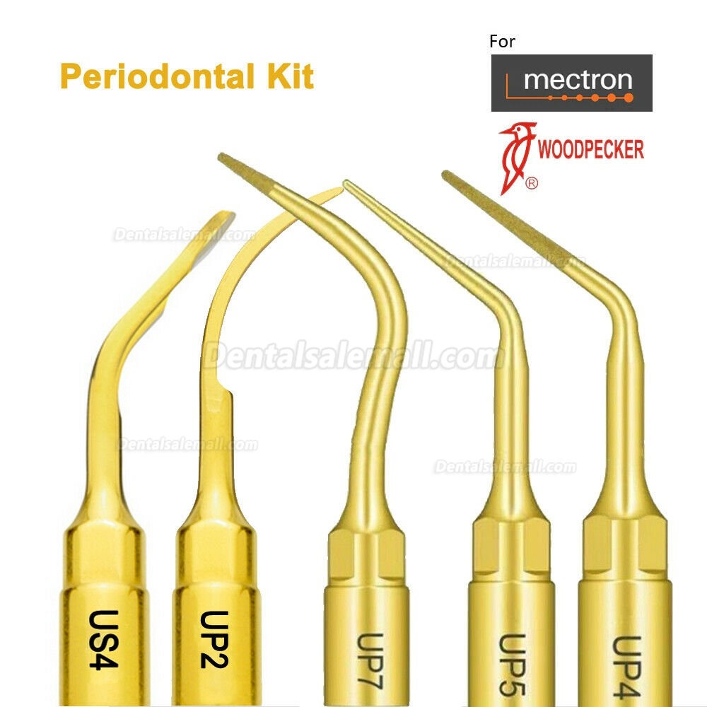 Woodpecker Ultrasurgery Ultrasonic Periodontal Tips Kit For Mectron Piezosurgery Woodpecker Ultrasurgery