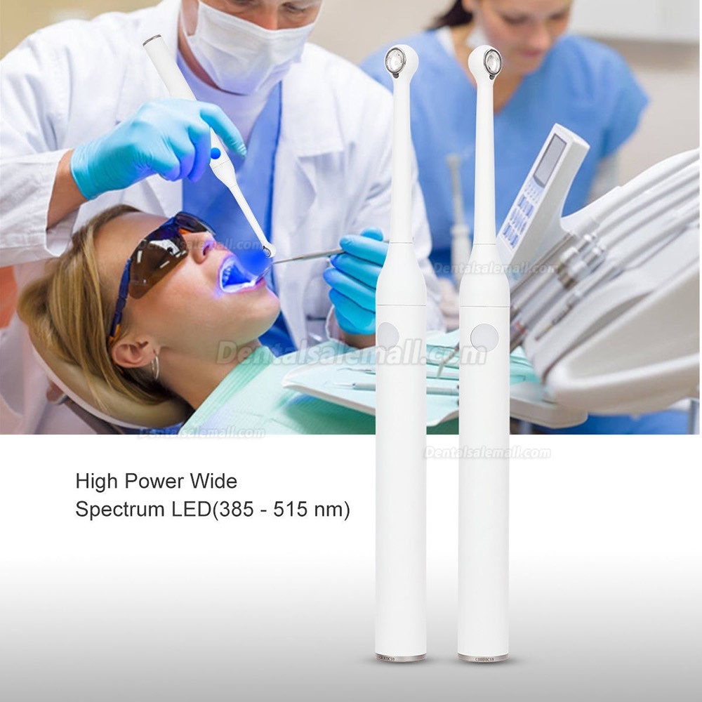 3H X2 Dental Wireless LED Curing Light High Power >2300mW/cm²