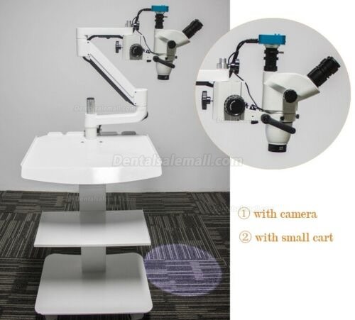 5W Trolley Type Dental Endo Therapy Operating Microscope Loups with Camera