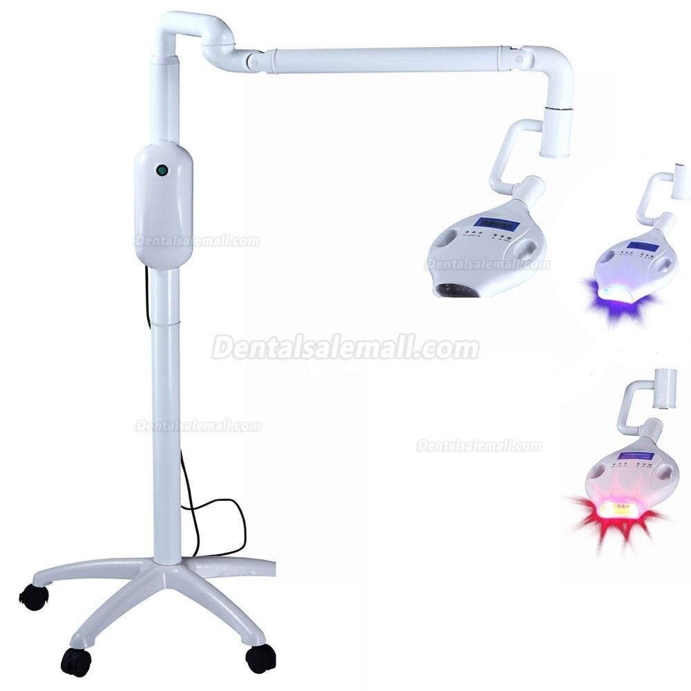 30W Dental Teeth Whitening Bleaching Machine Mobile LED 6 Blue Cold +4 Red Lamp