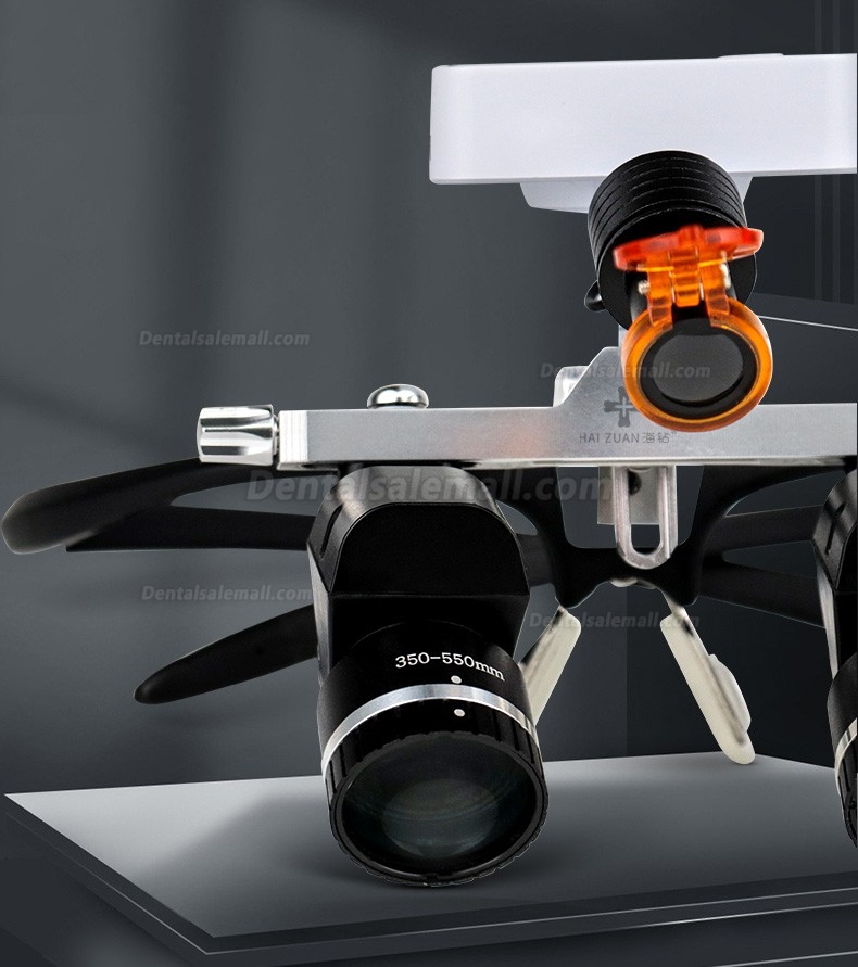 YWJ-MG11U 3.0X-5.0X Adjustable Ergonomic Dental Medical Ergo Surgical Loupe with 5W LED Headlight