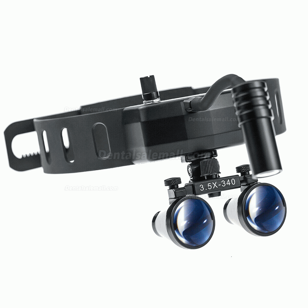 5W Dental Headband Wireless LED Headlight with 3.5X Binocular Loupes 5W Dental Headband Wireless LED Headlight with 3.5X Binocular Loupes