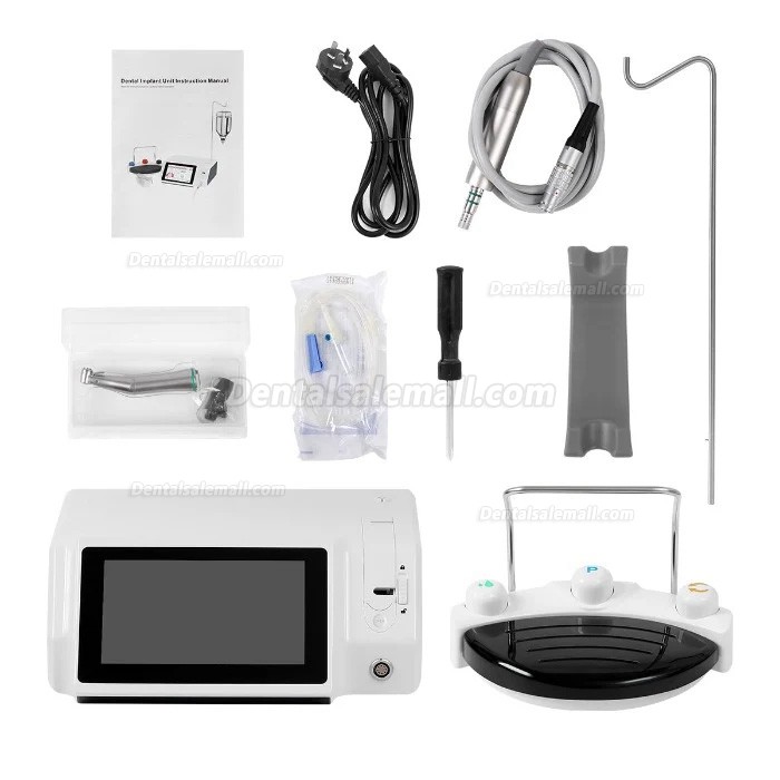 Dental Implant Surgical Motor System – 20:1 Fiber Optic Contra Angle, 40,000 RPM