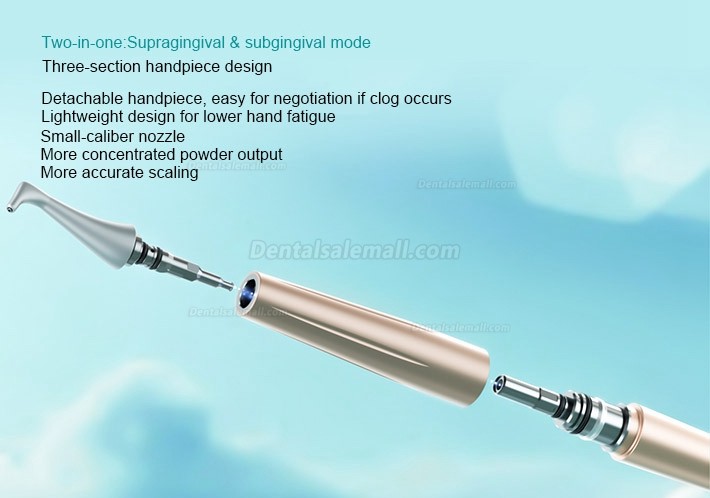 Woodpecker AP-A Portable Dental Air Polisher Hygiene Polishing Air Jet Prophy Unit Woodpecker AP-A Portable Dental Air Polisher Hygiene Polishing Air Jet Prophy Unit