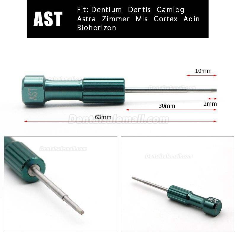 Dental Lab Implant Screwdriver Set 8 Pcs Mini Technical Screwdrivers Mechanic Micro Screw Drivers Kit