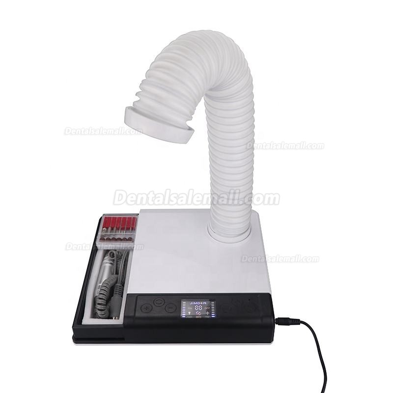 Portable Dental Lab Vacuum Cleaner Extractor Suction Machine with 3 LED Lights
