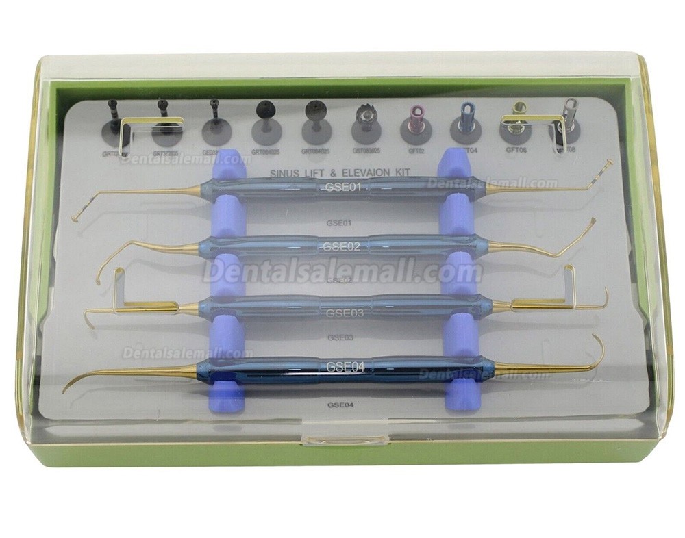 Dental Implant Advanced Sinus Lift Elevation Stopper Kit Lateral Approach Drills