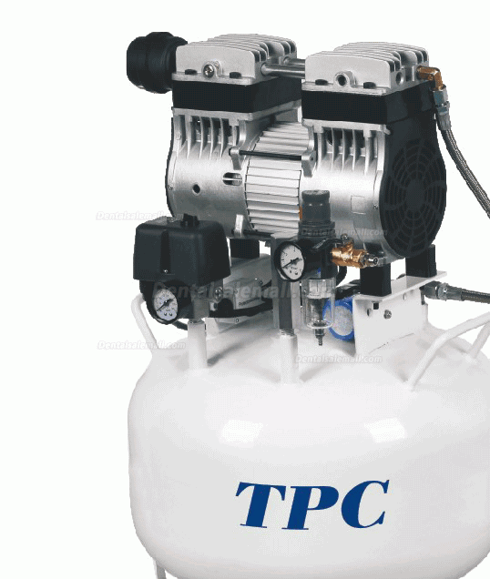 TPC DC701 32L Dental Silent Oil Free Air Compressor
