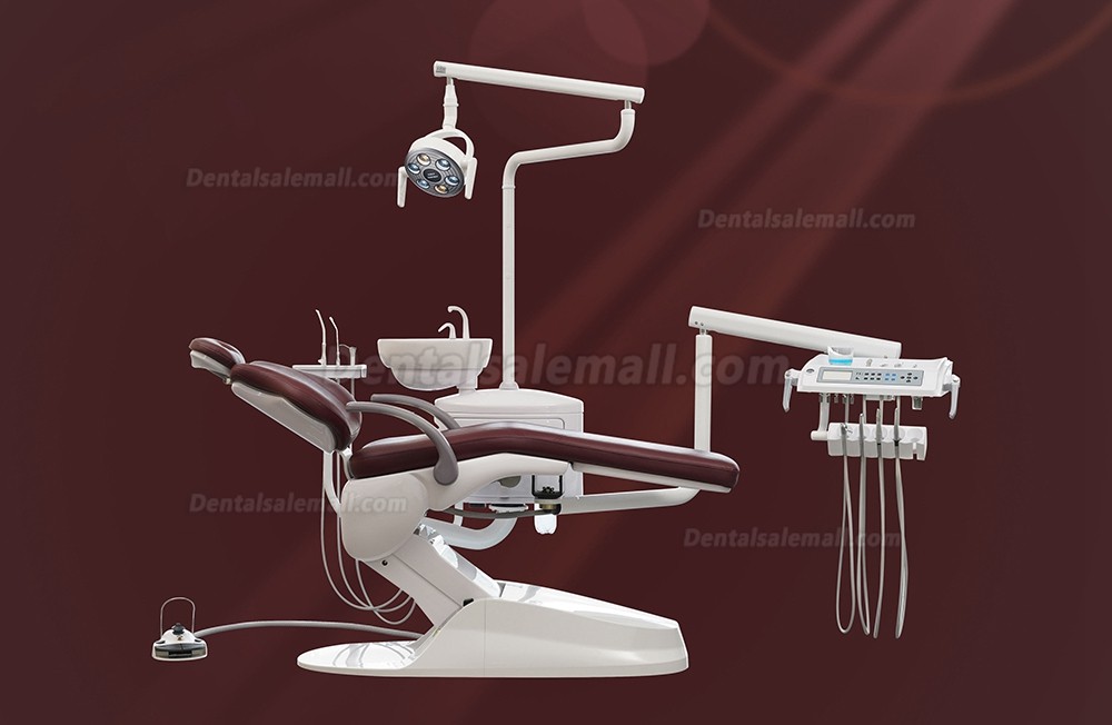 Economic Integrated North American Style Dental Chair Dental Treatment Unit Three Water Filtration M1