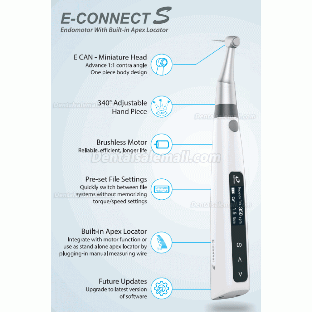 Eighteeth E-Connect S Dental Endo Motor with Apex Locator