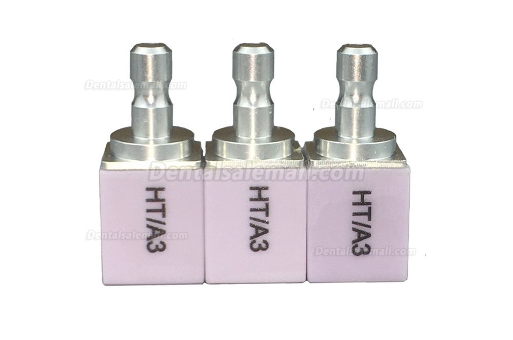 5Pcs C14 Dental Lithium Disilicate Glass Ceramic Blocks CEREC Emax for ...