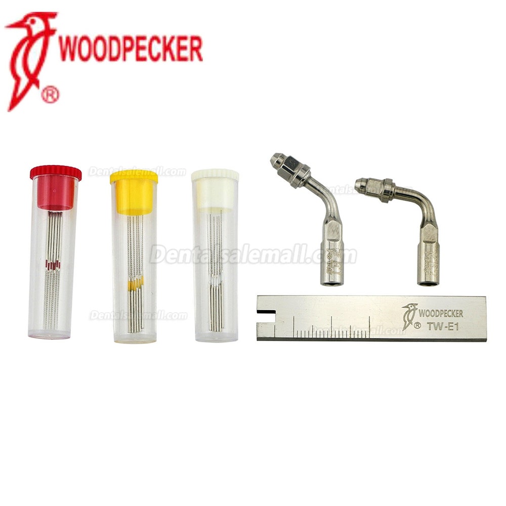 Woodpecker DTE Endo Tip U File Holder Wrench Scaler Root Canal Clean Kit Fit Satelec EMS