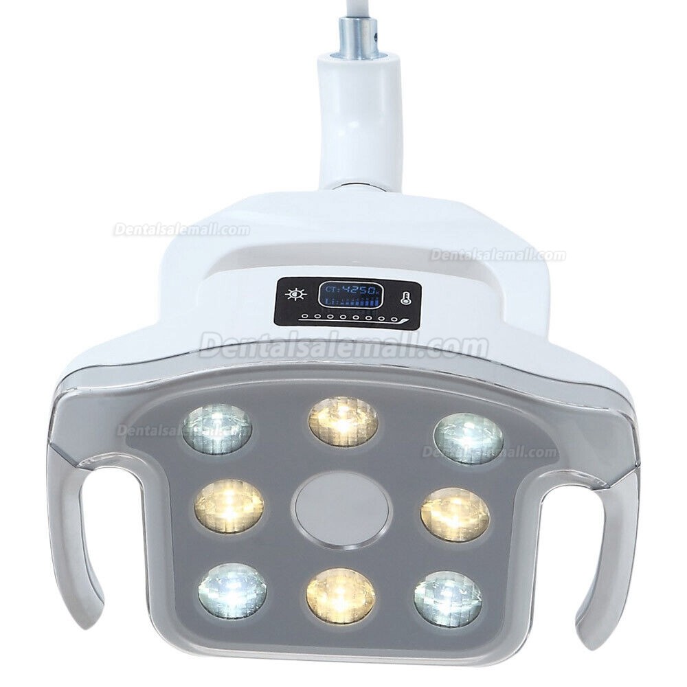 Dental Light LED Oral Lamp Shadowless Exam Opertating Light 8 LED for Dental Unit Chair