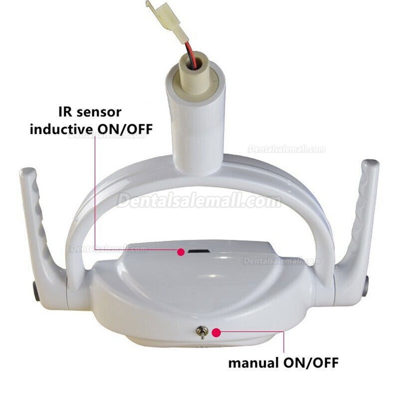 US STOCK! Ceiling-mounted Dental Light Oral LED Operatory Lamp Exam Shadowless 6 LED Lens With Arm