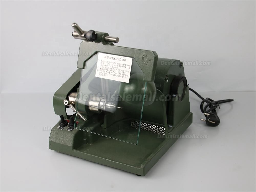 Dental High Speed Cutting Polishing Lathe with Spindle Alloy Grinder