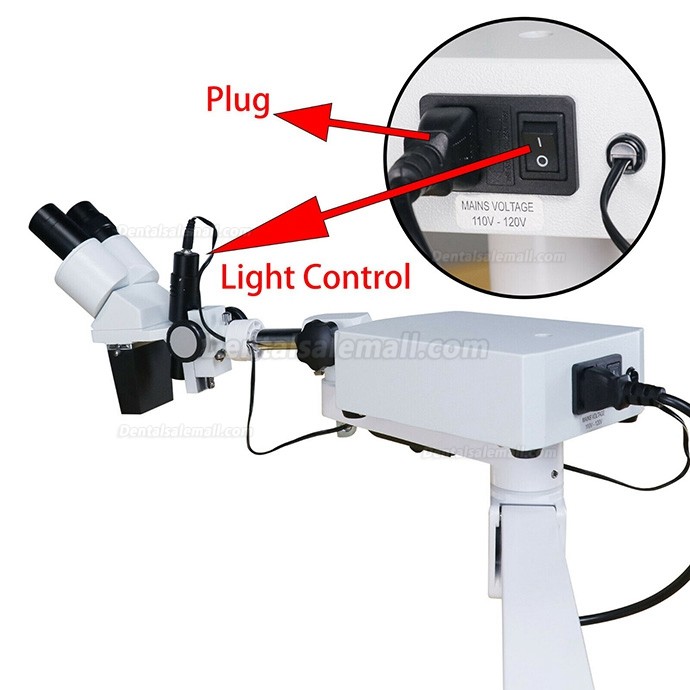 10X/15X/20X Dental Surgical Operating Endo Microscope with LED Light For Dental Chair Unit