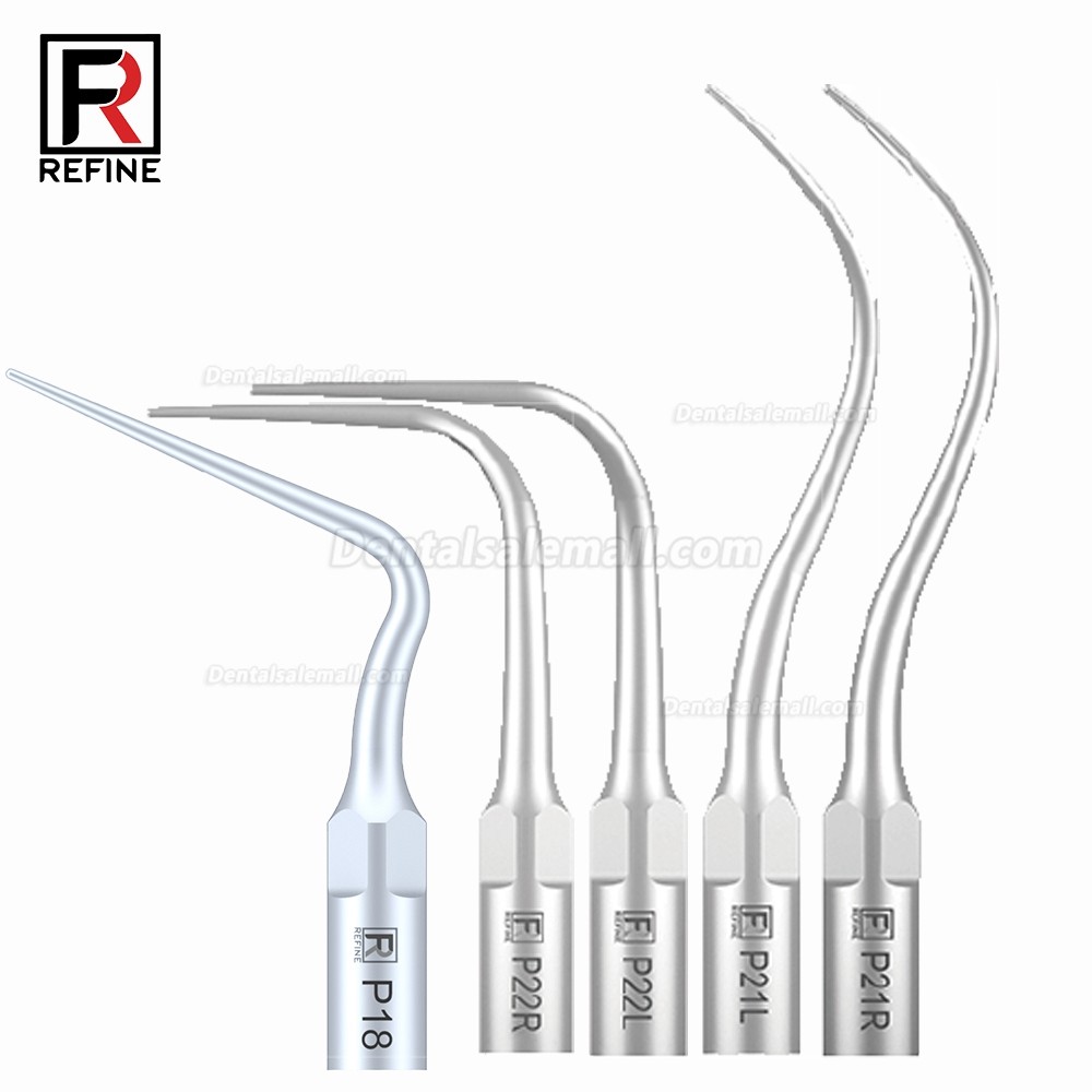 5Pcs Dental Tips P2L P2R P2LD P2RD P5 P6 P7 P8 P10 P11 P12 P14L Fit For Refine EMS Woodpecker Scaler Handpiece