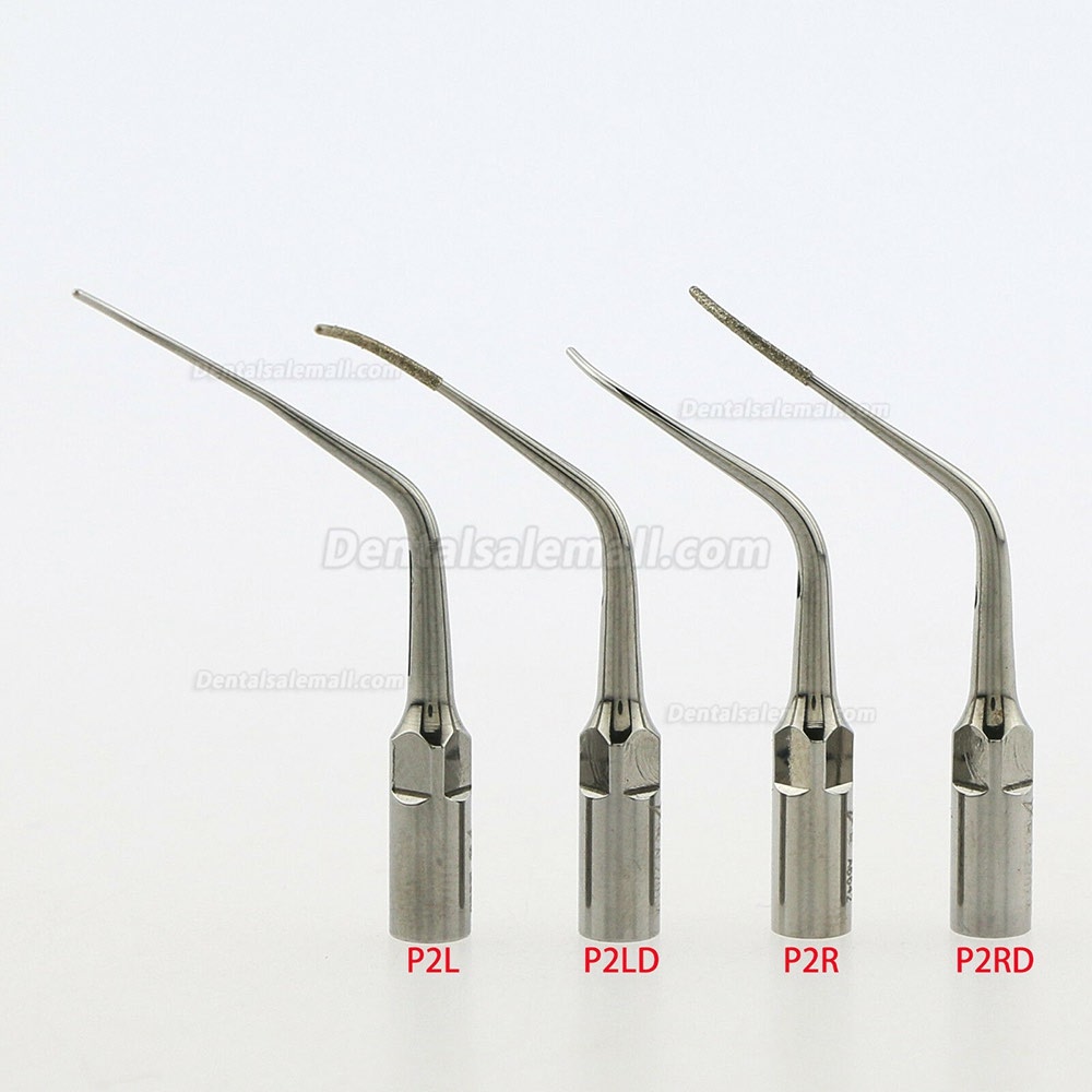 10Pcs Woodpecker Dental Ultrasonic Scaler Tips Periodontal P2L P2R P2LD P2RD Fit EMS UDS