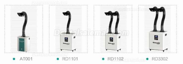 Ruiwan RD1101 90W Portable Fume Extractor System for Manual Solder Laser Making 4 layer Filter