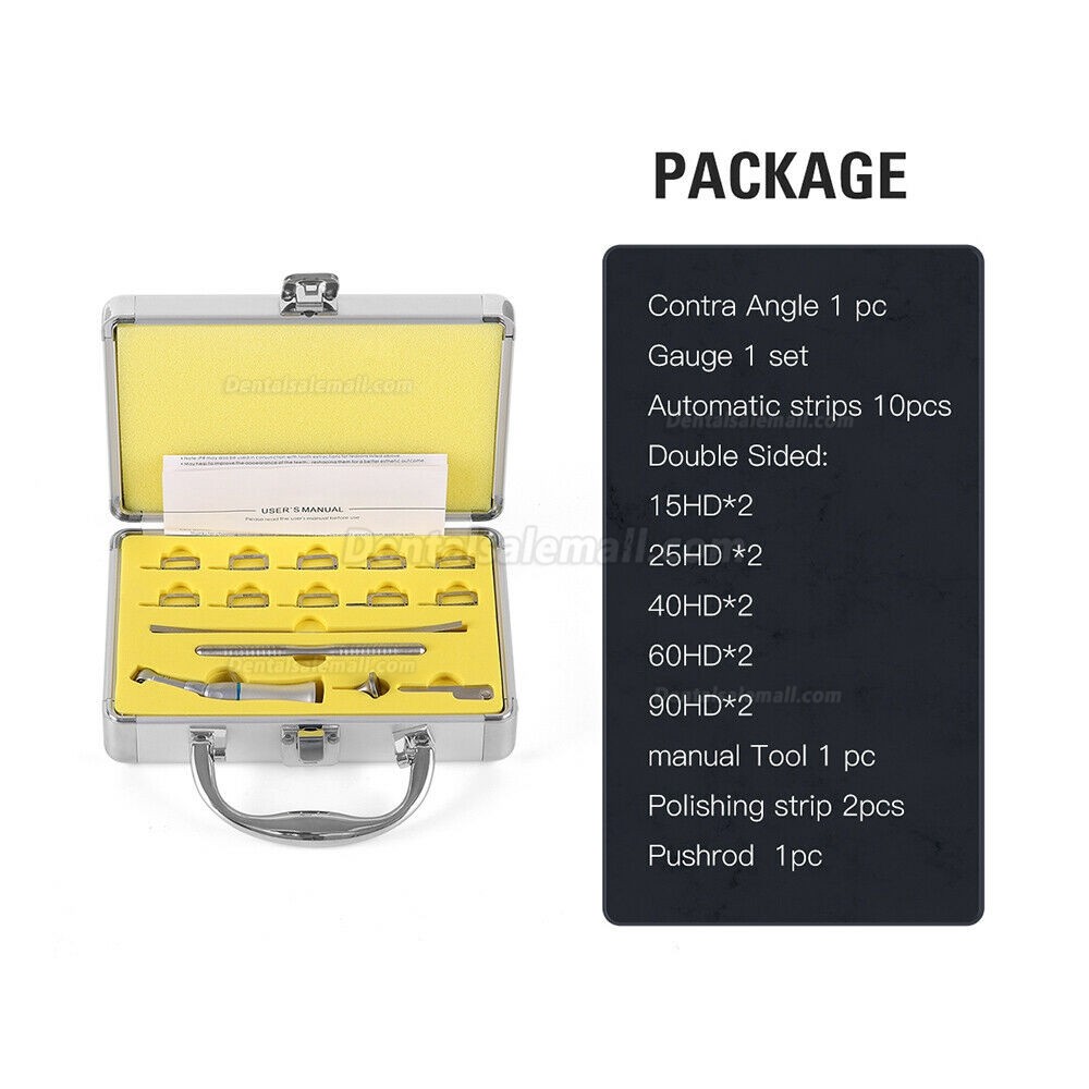 Dental 1:1 Reduction Contra Angle Handpiece Interproximal Strips IPR System