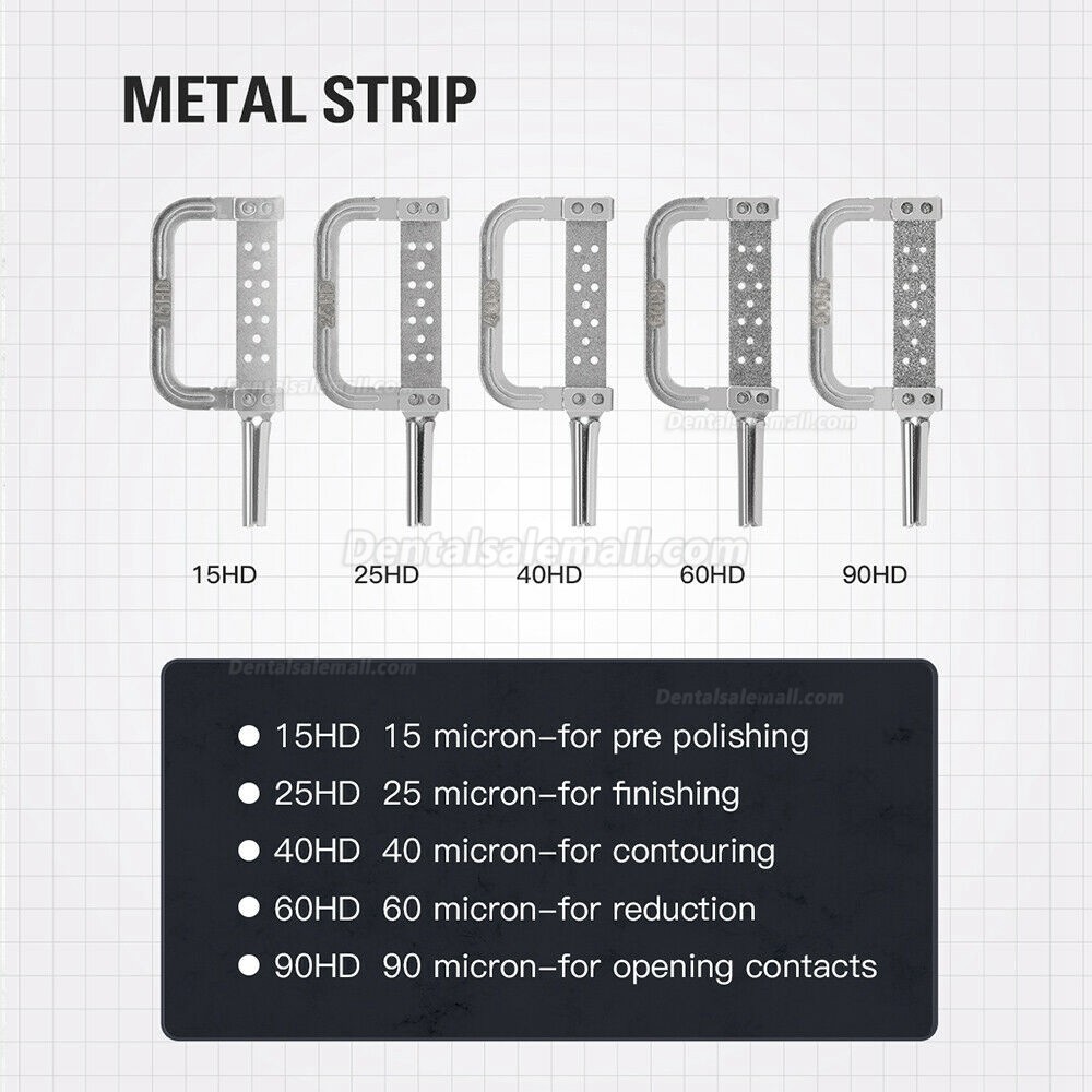 Dental 1:1 Reduction Contra Angle Handpiece Interproximal Strips IPR System