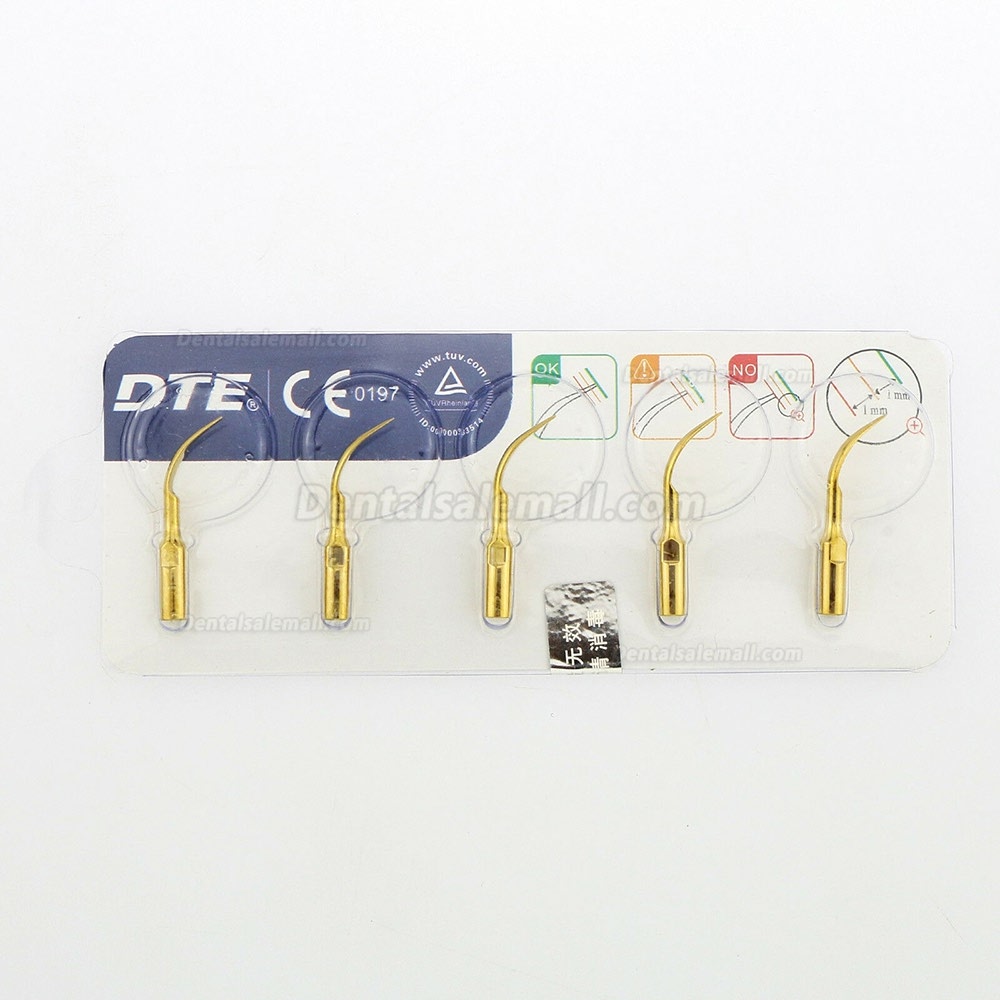 AZDENT 10PCS Dental Ultrasonic Scaler Tips With Torque Wrench For EMS Satelec Woodpecker