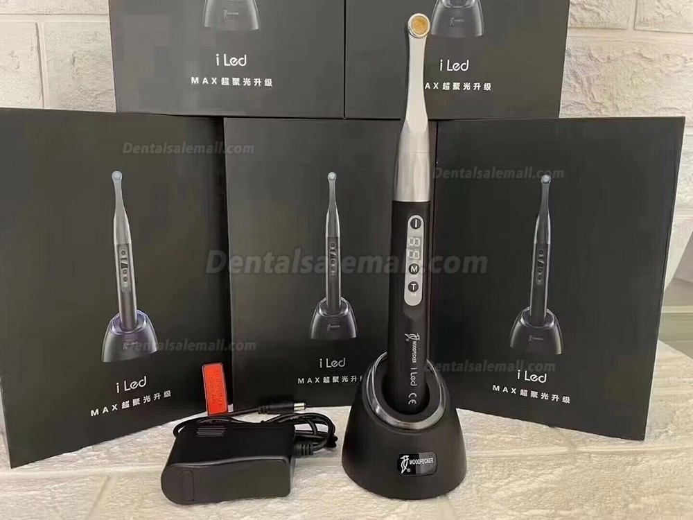 Woodpecker iLED II Dental LED Curing Light Lamp 1 Sec Curing Metal Head 3000mW/cm²