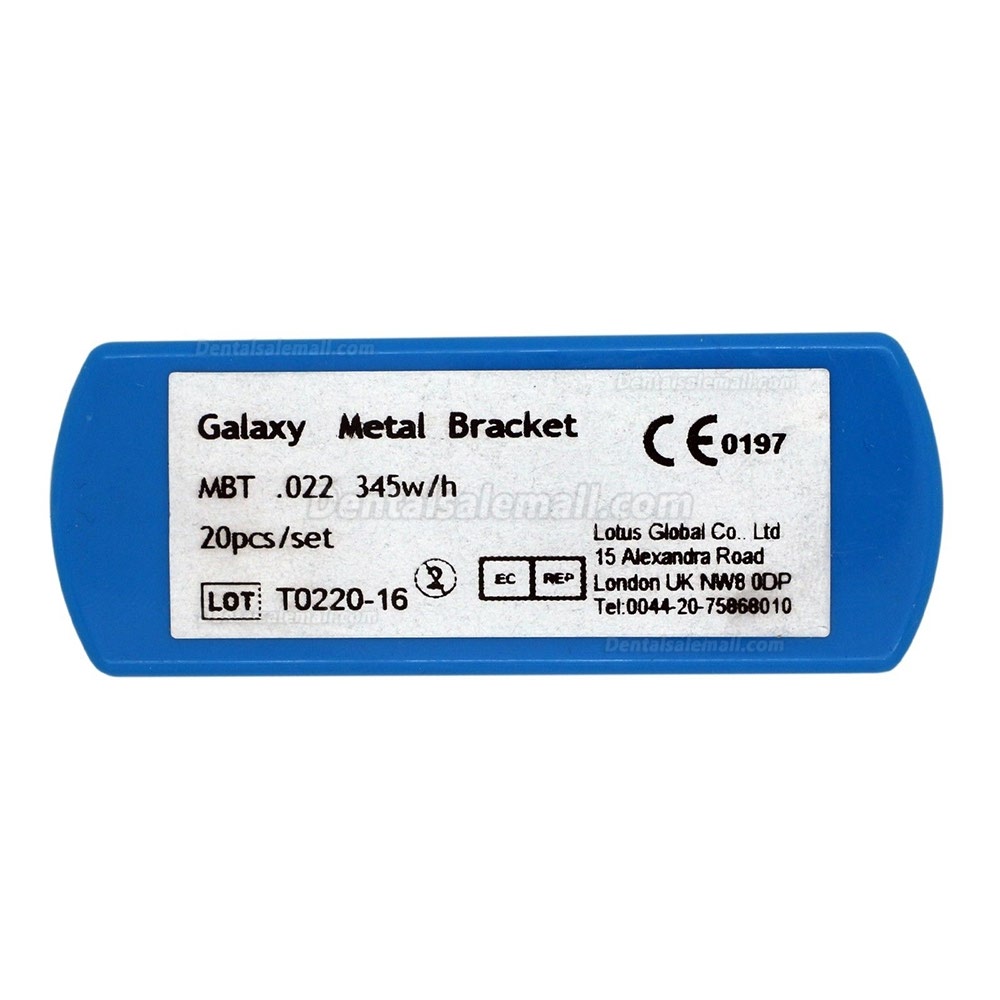 10 Boxes Dental Orthodontic MIM Metal Bracket Mini MBT 022 345W/H 5-5