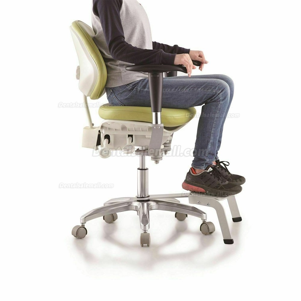 Qiyuan Dental Microscope Dynamic Chair Saddle Stool Dentist Chair w/ Foot Base SDS-PB1