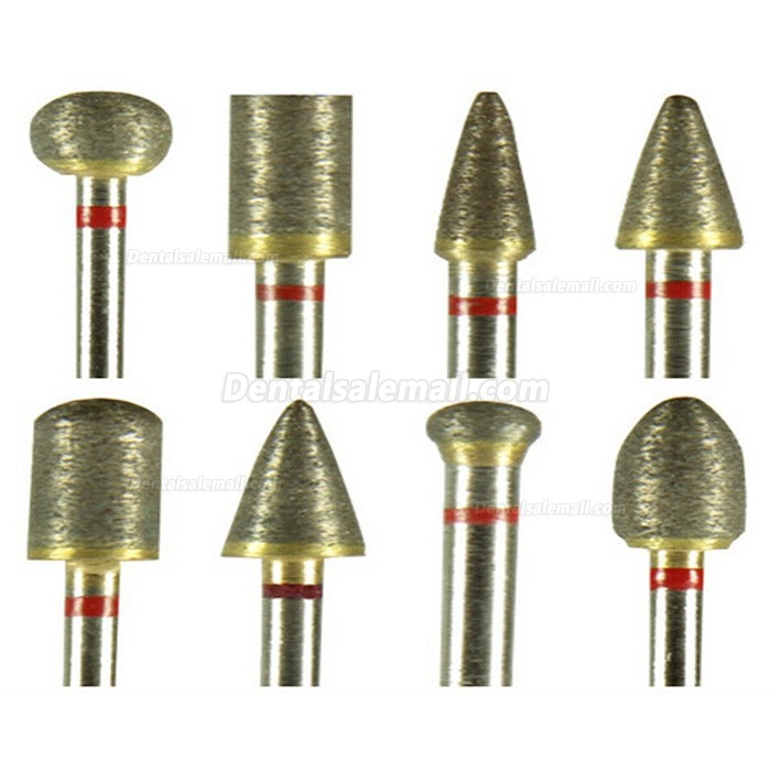 50 Pcs Sintered Diamond Burs Dental Lab Tool Sets Jewelry Alloy