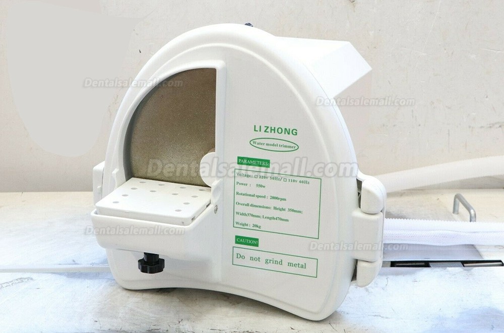 550w Dental Lab Dry Model Trimmer Plaster Wet Cutting Machine with Diamond Disc