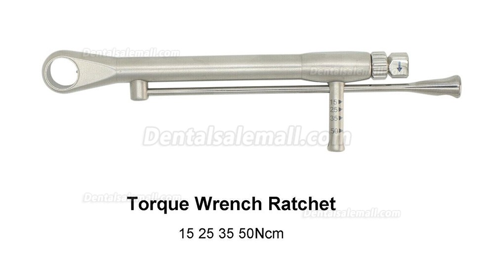 Dental Universal Implant Prosthetic Kit Torque Wrench Ratchet Driver Screwdriver