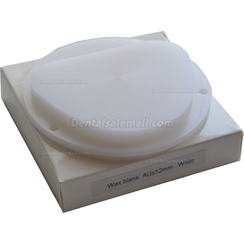 10 Pcs 89*71*25mm Dental blue/white Wax Disc Blocks For Amann Girrbach System